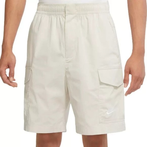 Nike Sport Essentials Men's Woven Unlined Utility Shorts Light Bone DM6833 072 - Picture 1 of 13